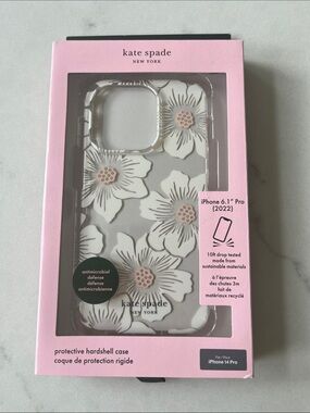 Kate Spade iPhone 14 Pro Case Hollyhock Floral